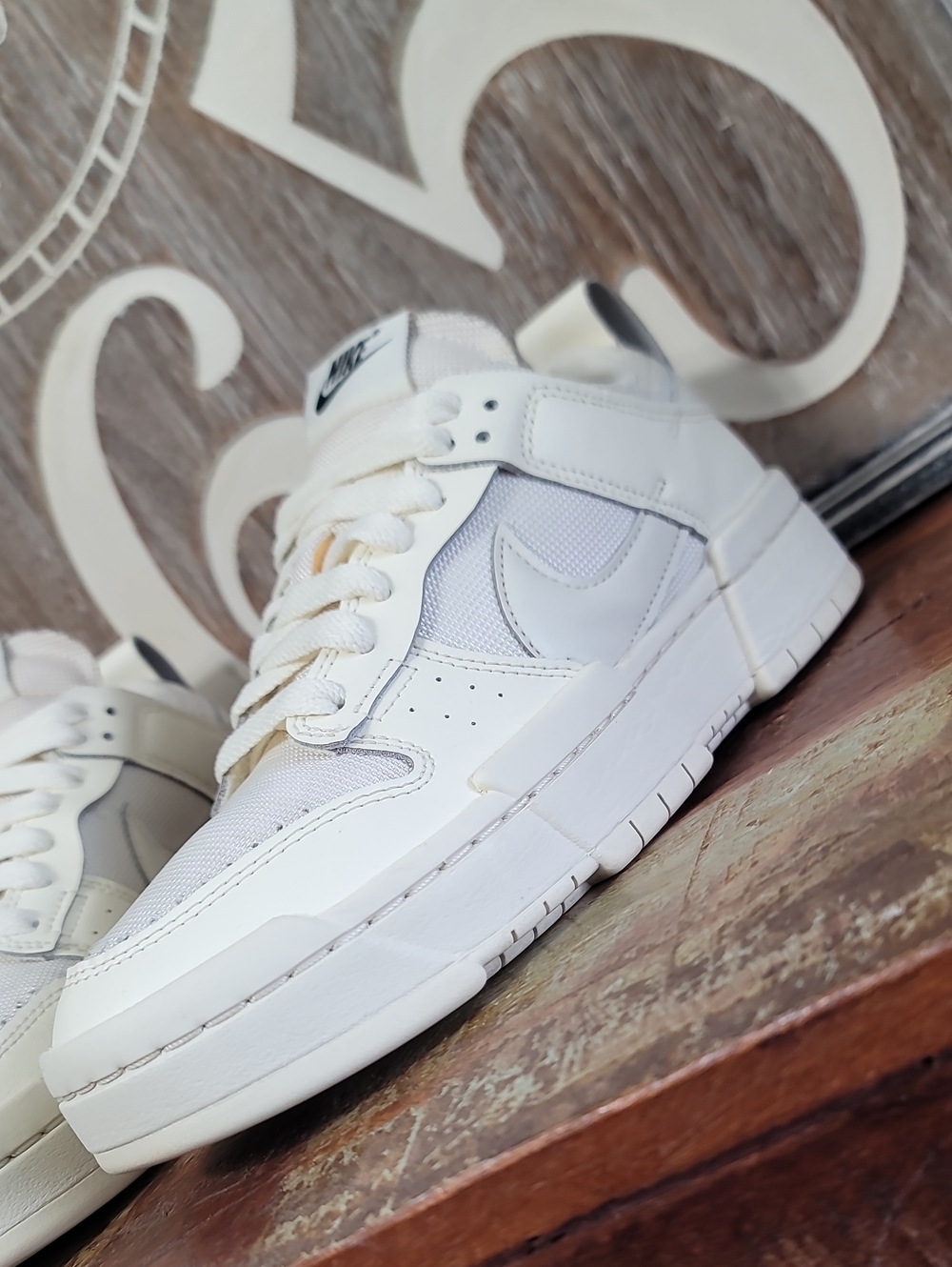 🔥 Nike Dunk Low Disrupt "Coconut Milk" Like New Wmns 8.5 Fast Shipping - Picture 7 of 15